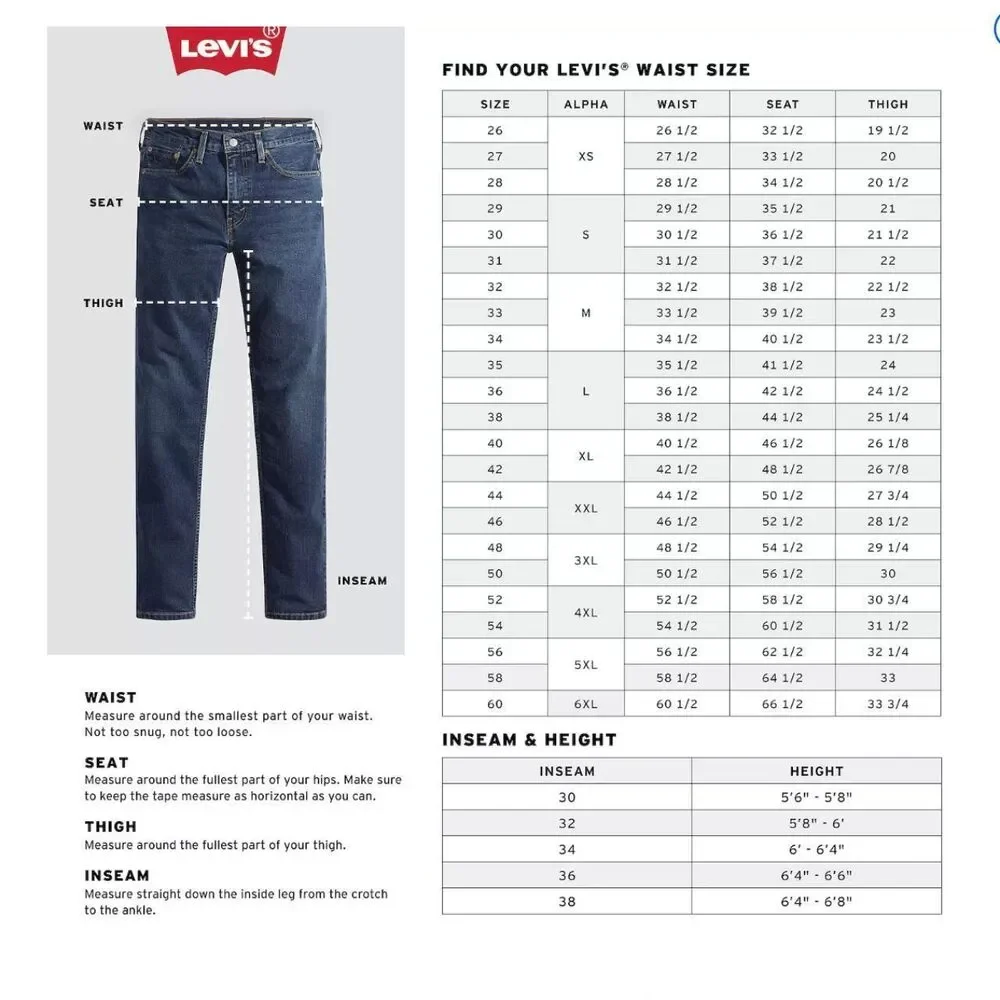 Levi-s Men's Blue Jeans